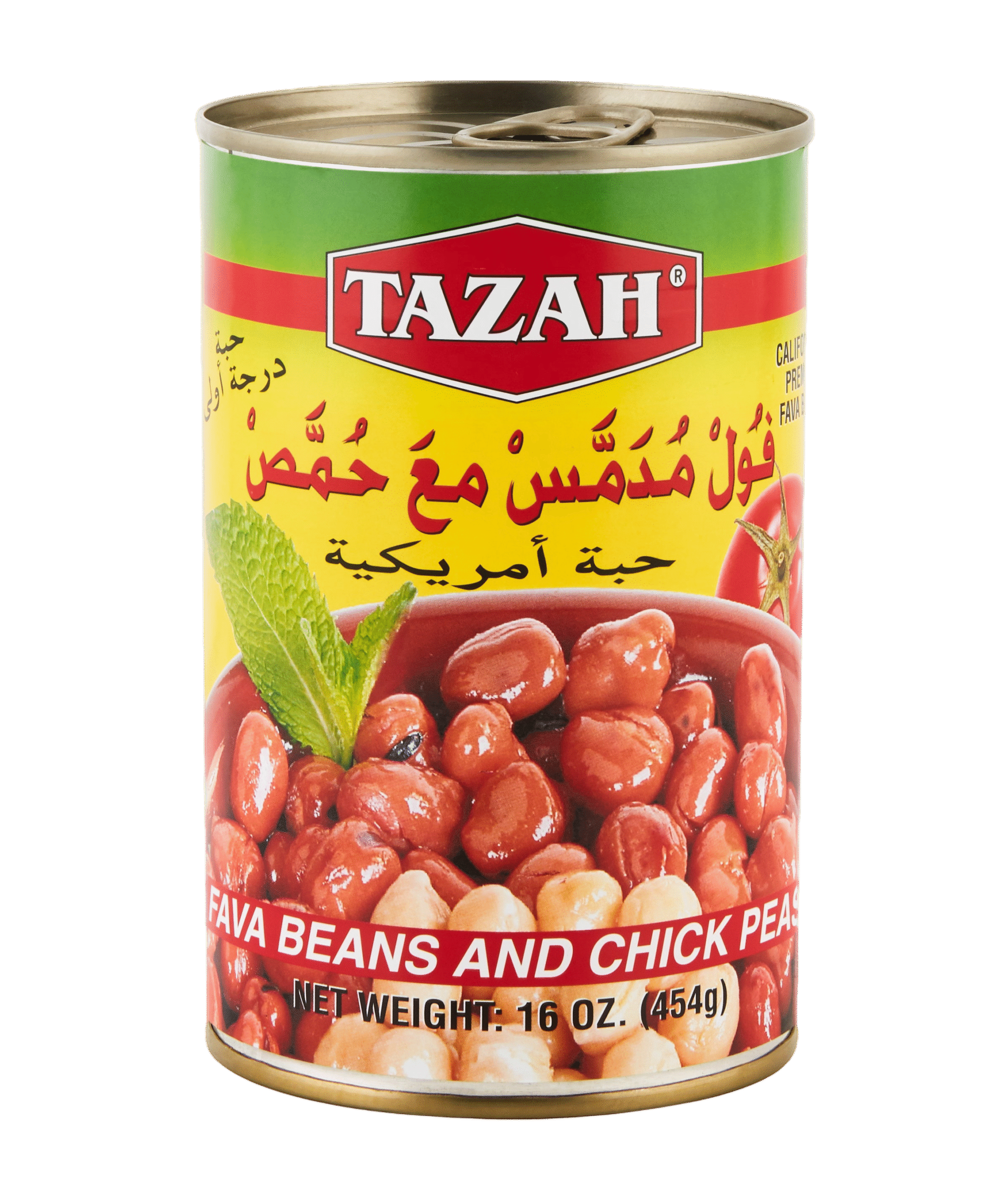 Tazah Fava Beans And Chickpeas 16 oz