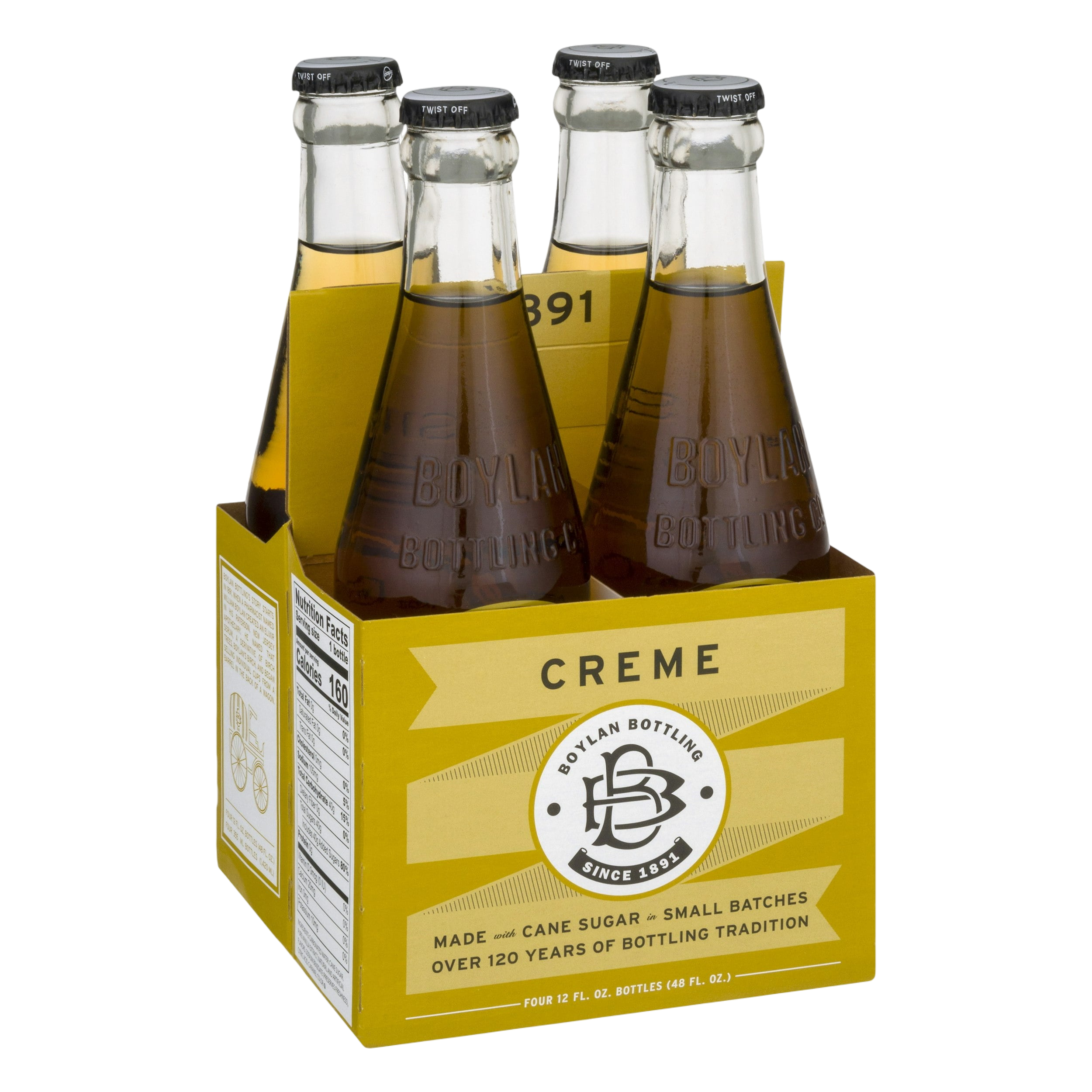 Boylan Creme Soda 4x12oz
