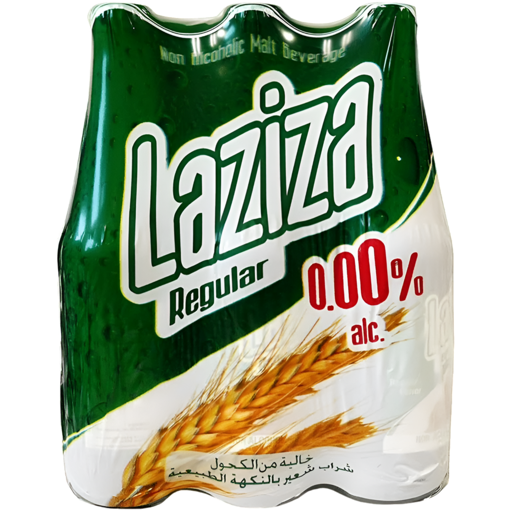 Laziza Malt Beverage Regular 6x11oz