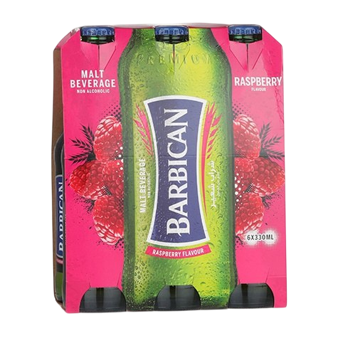 barbican malt drink raspberry 6x330ml